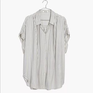 Madewell Central Shirt in Dalton Stripe xs